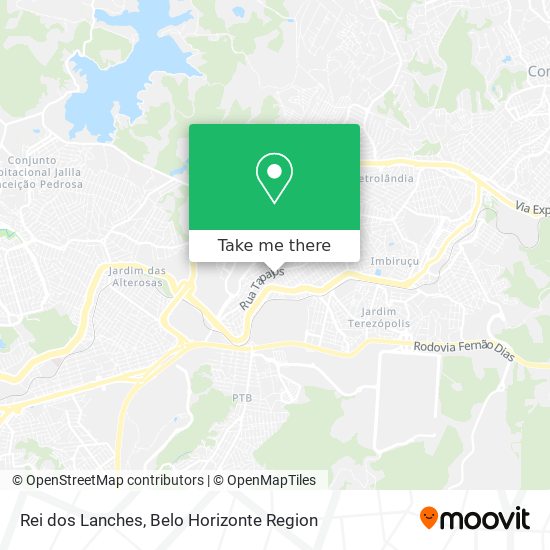 Rei dos Lanches map