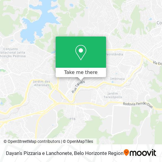 Dayan's Pizzaria e Lanchonete map
