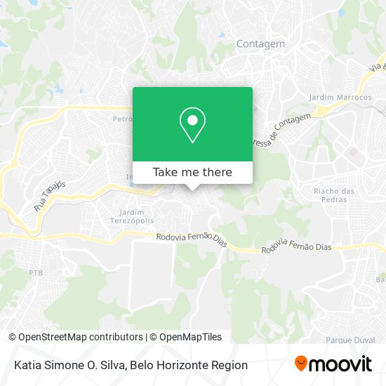 Katia Simone O. Silva map
