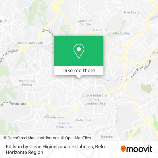 Edilson by Clean Higienizacao e Cabelos map