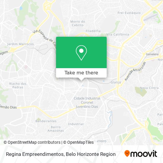 Mapa Regina Empreendimentos