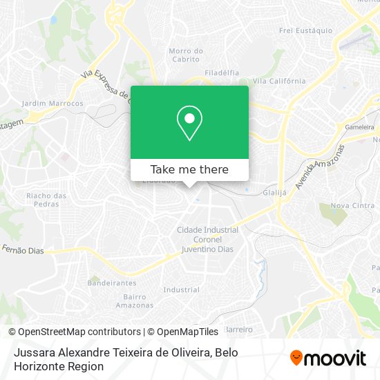 Jussara Alexandre Teixeira de Oliveira map