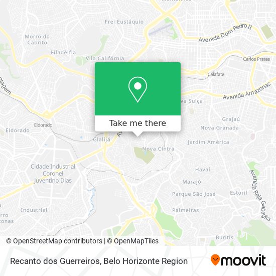 Recanto dos Guerreiros map