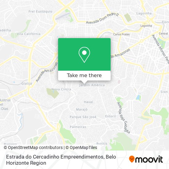 Estrada do Cercadinho Empreendimentos map