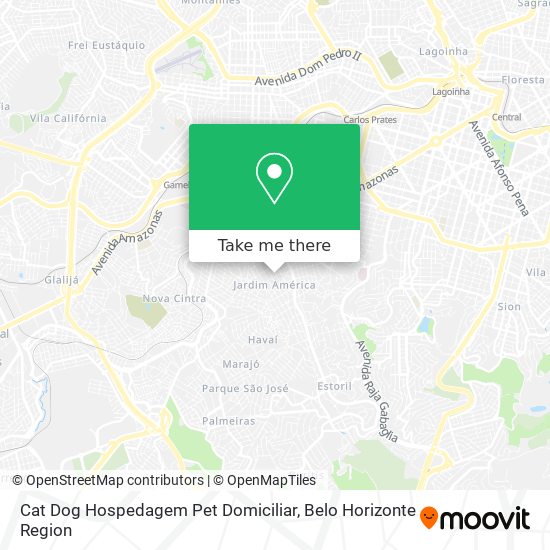 Cat Dog Hospedagem Pet Domiciliar map