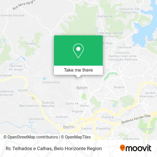 Rc Telhados e Calhas map