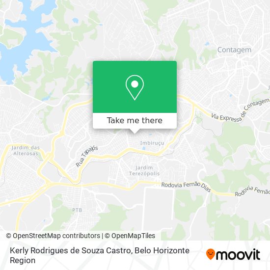 Kerly Rodrigues de Souza Castro map