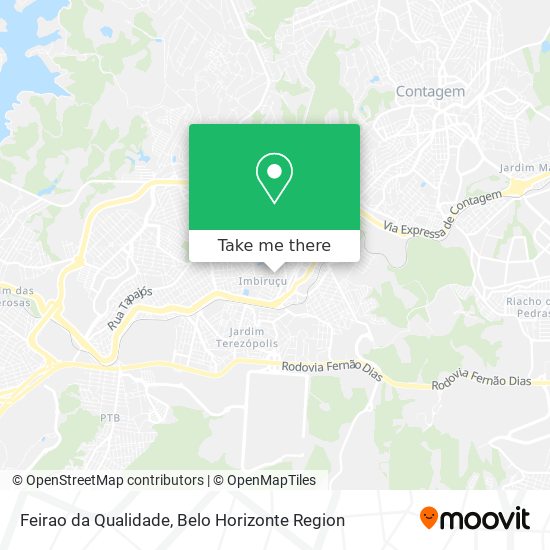 Feirao da Qualidade map