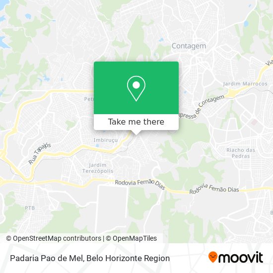 Padaria Pao de Mel map