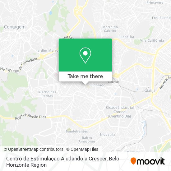 Centro de Estimulação Ajudando a Crescer map
