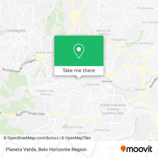 Planeta Verde map