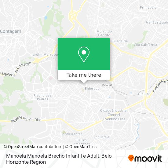 Mapa Manoela Manoela Brecho Infantil e Adult