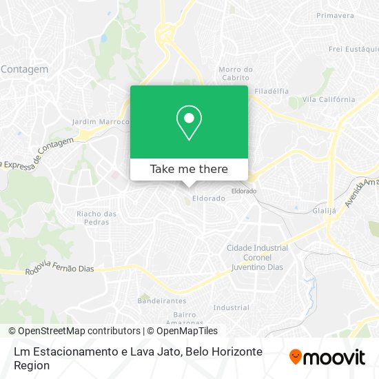 Mapa Lm Estacionamento e Lava Jato