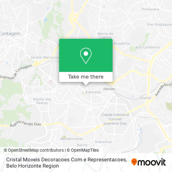 Cristal Moveis Decoracoes Com e Representacoes map