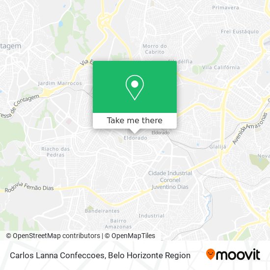 Carlos Lanna Confeccoes map