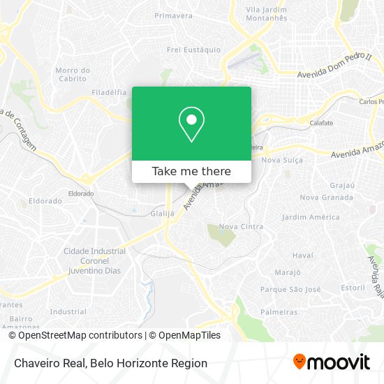 Chaveiro Real map