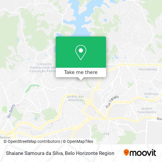 Shaiane Samoura da Silva map