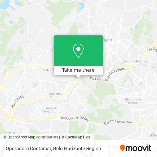Operadora Costamar map