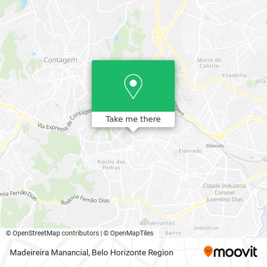 Madeireira Manancial map