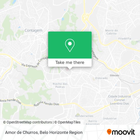 Amor de Churros map