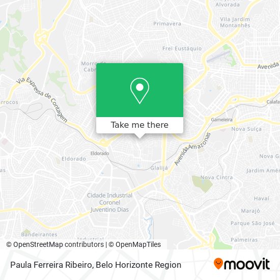 Paula Ferreira Ribeiro map