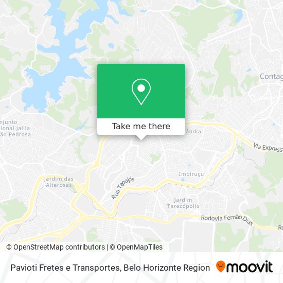 Pavioti Fretes e Transportes map