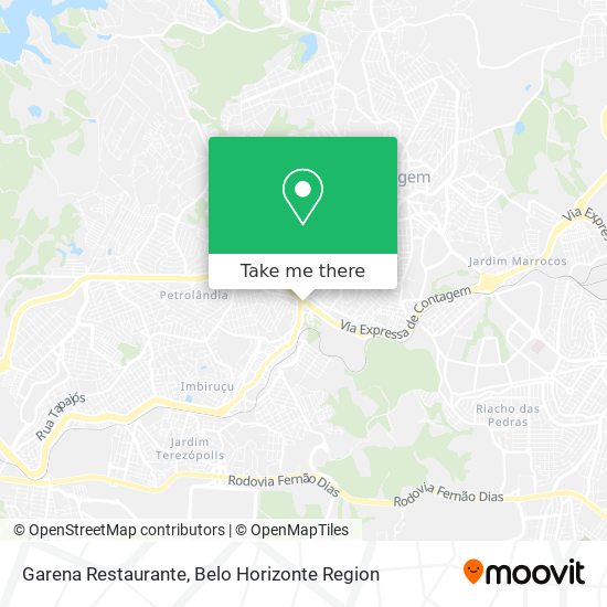 Garena Restaurante map