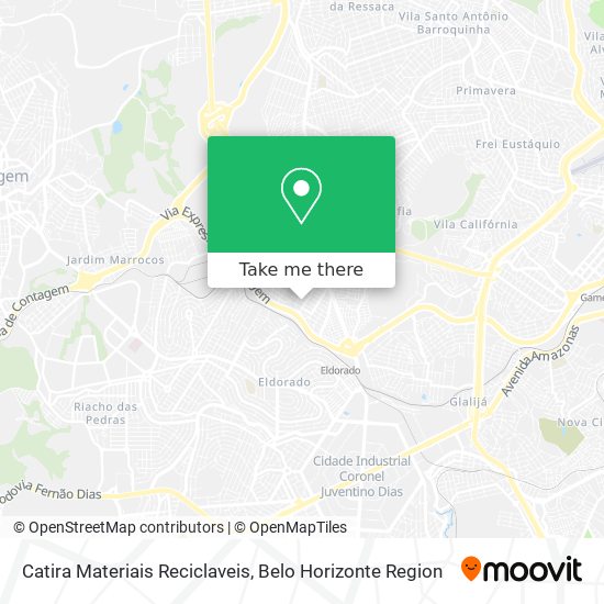 Catira Materiais Reciclaveis map