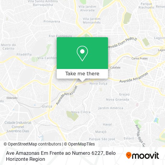 Ave Amazonas Em Frente ao Numero 6227 map