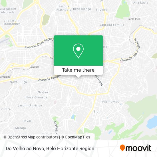 Do Velho ao Novo map