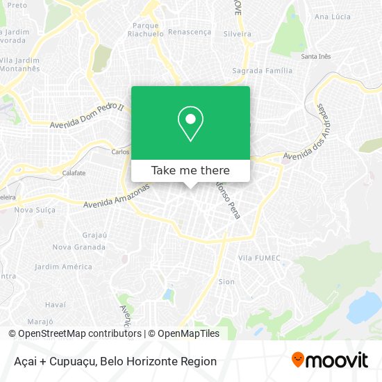 Açai + Cupuaçu map