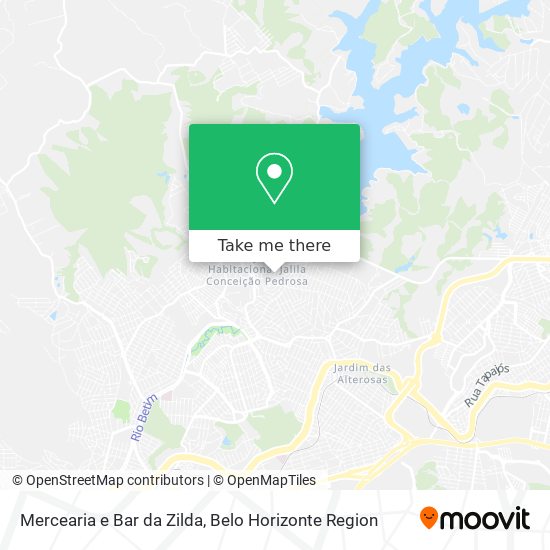 Mercearia e Bar da Zilda map