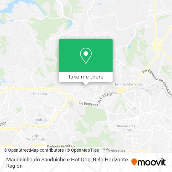 Mauricinho do Sanduiche e Hot Dog map
