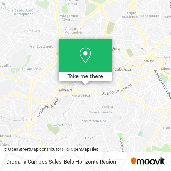 Drogaria Campos Sales map