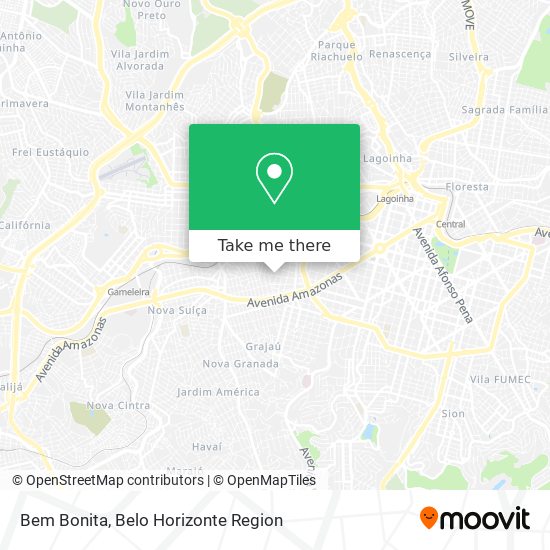 Bem Bonita map