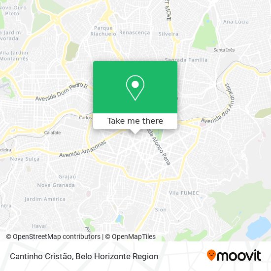 Cantinho Cristão map