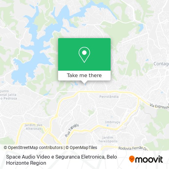 Space Audio Video e Seguranca Eletronica map