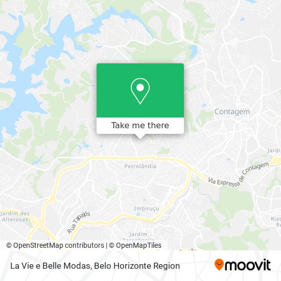 La Vie e Belle Modas map