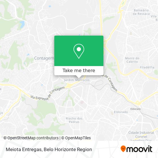 Meiota Entregas map