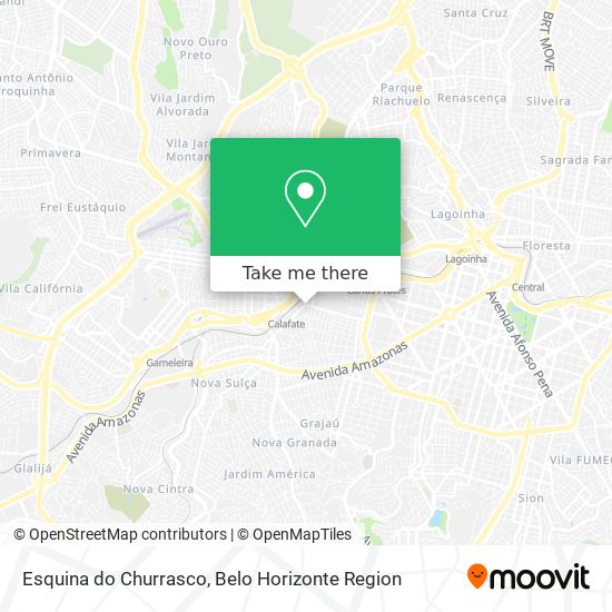Esquina do Churrasco map