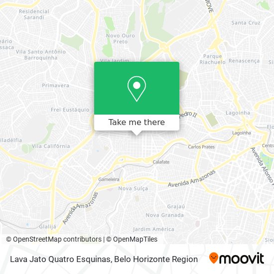 Lava Jato Quatro Esquinas map