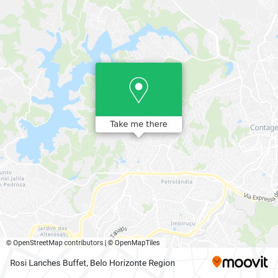 Rosi Lanches Buffet map