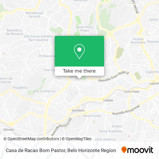 Mapa Casa de Racao Bom Pastor