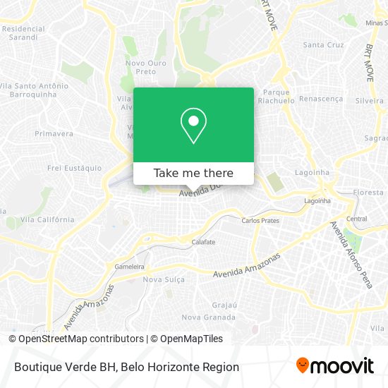 Boutique Verde BH map