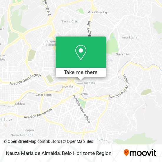 Neuza Maria de Almeida map
