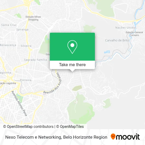 Nexo Telecom e Networking map