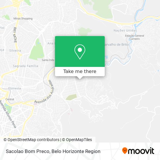 Sacolao Bom Preco map