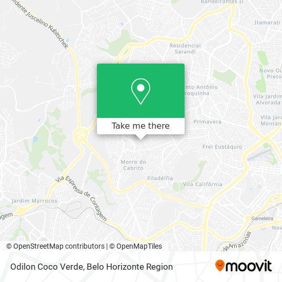 Odilon Coco Verde map