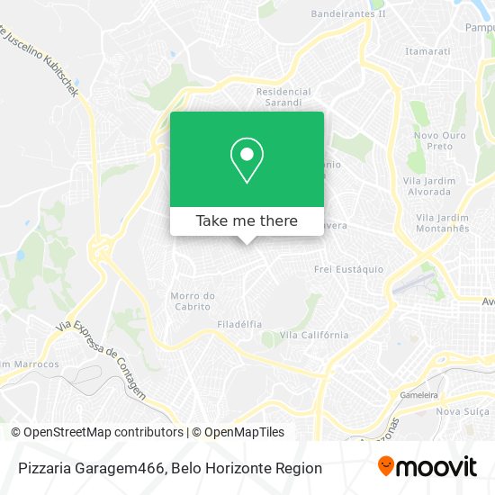 Pizzaria Garagem466 map