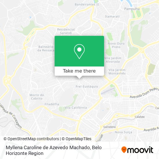 Myllena Caroline de Azevedo Machado map